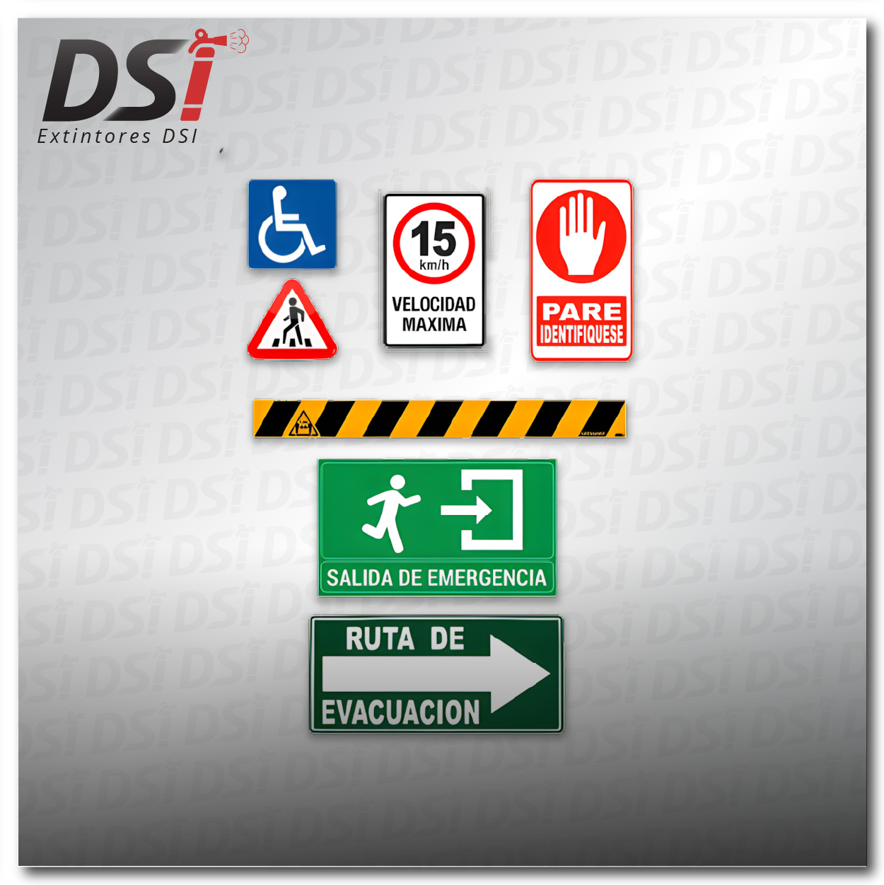 Señalamientos protección civil