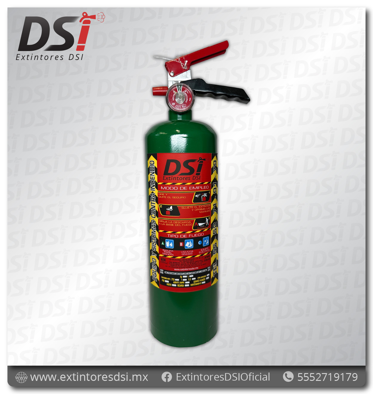 Extintor HFC-236 ABC - 2 Kg